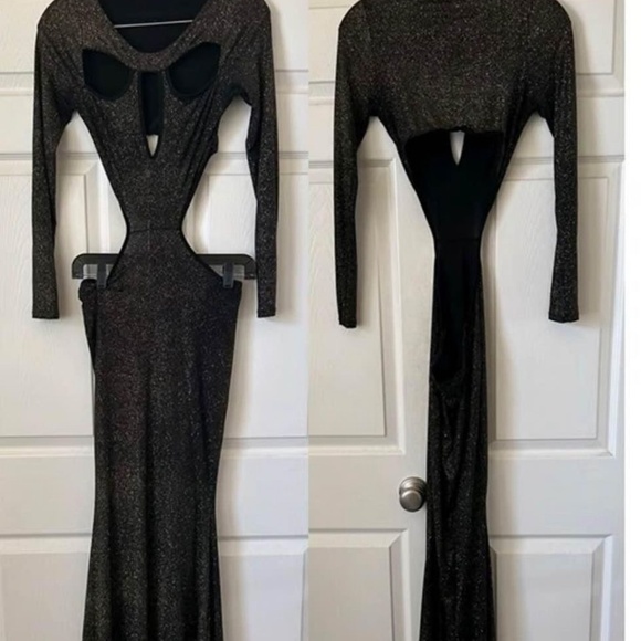 Sequin Dress Fishtail Maxi - Picture 7 of 7